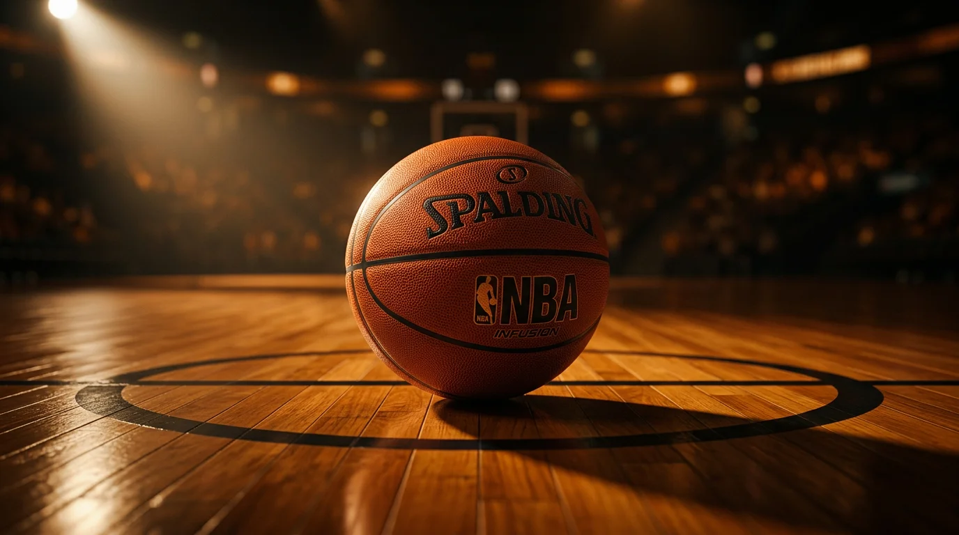 Dark analytical dashboard displaying NBA game statistics, odds boards, and market data used for informed basketball betting decisions